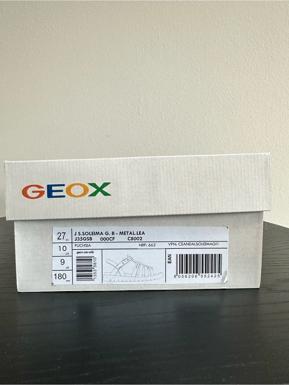Geox new tags
